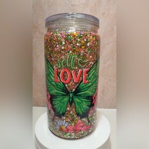 snowglobe cup (acrylic)